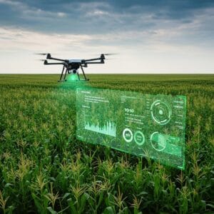 Maize Field Drone Overview 3